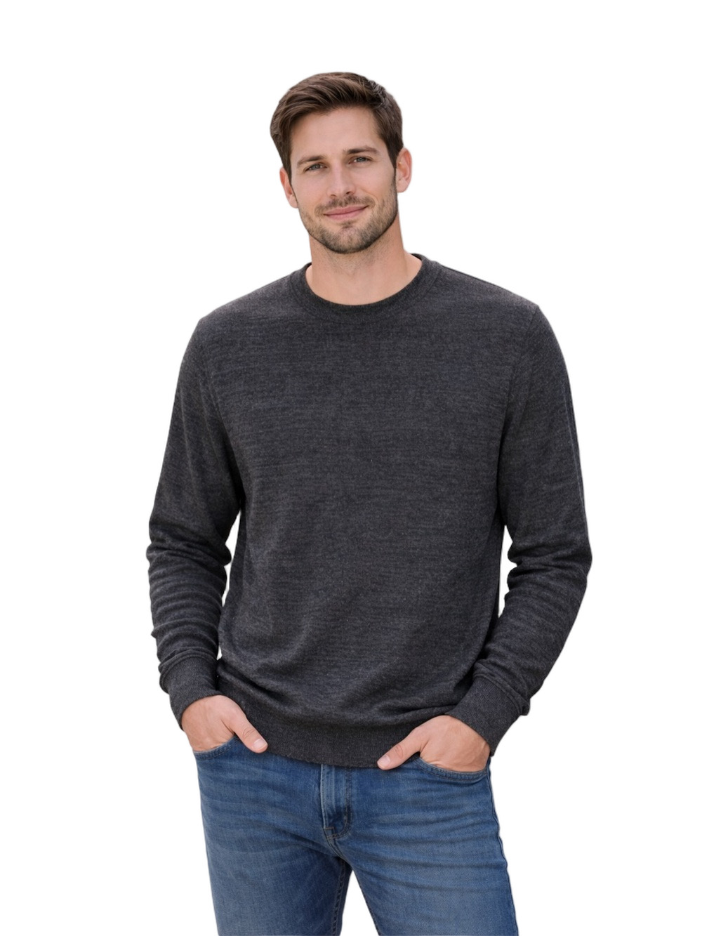 H&M Dark Gray Crewneck Sweater